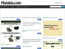 Tablet Screenshot of majakia.com